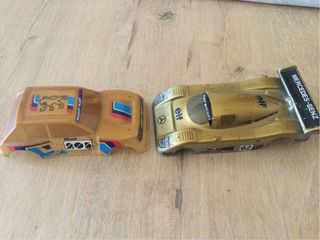 Scalextric Exin Peugeot Talbot y Mercedes desguace