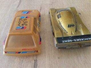 Scalextric Exin Peugeot Talbot y Mercedes desguace