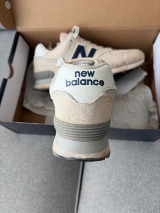 Zapatillas New Balance Beige y Azul