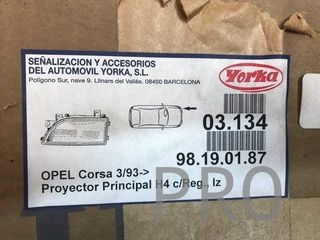 Faro izquierdo opel corsa b nuevo