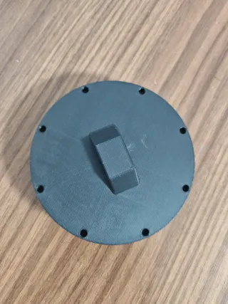 Soporte para distintivo medioambiental de moto,