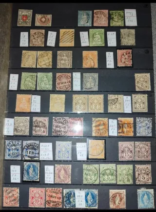 Sellos Suiza Primeras Emisiones