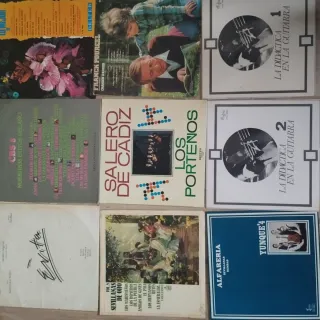 Lote 10 LPs: Guitarra, Flamenco, BSO y Más