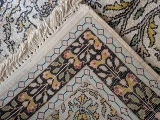 Tappeto persiano vintage lana e seta