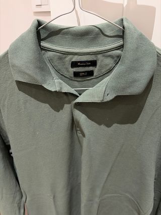 Polo Massimo Dutti manga larga Talla M