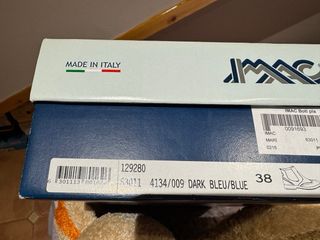 Botines de mujer italianos azul marino