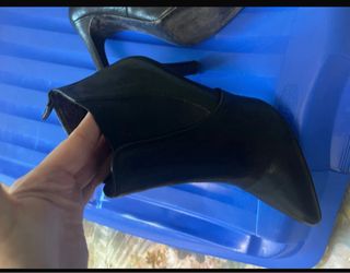 Botines negros tacón