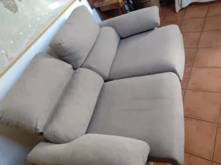 Sofá Cama 3 Plazas Reclinable Beige