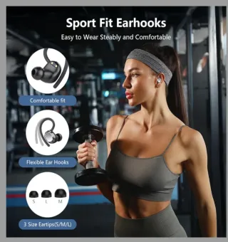 Auriculares Bluetooth 5.3 Deportivos ENC IP7