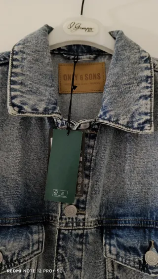 Giacca jeans ONLY & SONS blu/grigio