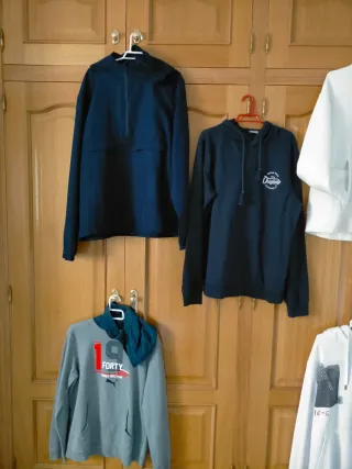 Sudadera Puma juvenil Gris y Azul