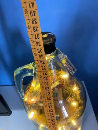 Presepe artigianale in damigiana