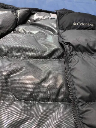 Chaleco Columbia Negro y Gris