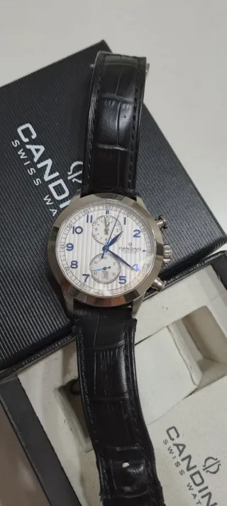 Reloj Candino Hombre Negro/Plateado