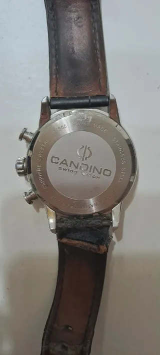 Reloj Candino Hombre Negro/Plateado