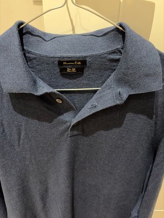 Jersey Massimo Dutti Manga Larga Talla M