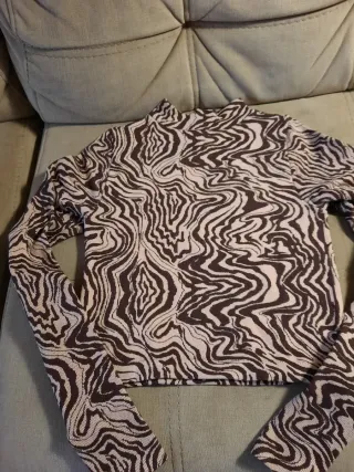 Top estampado cebra mujer talla 38