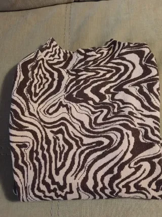 Top estampado cebra mujer talla 38