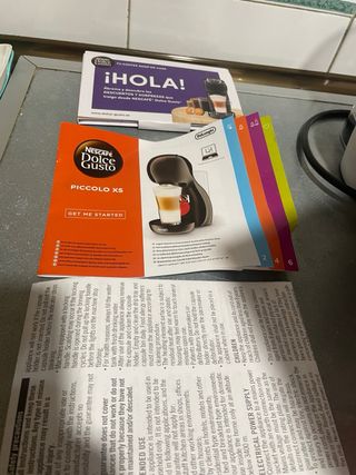 Cafetera Dolce Gusto Blanca