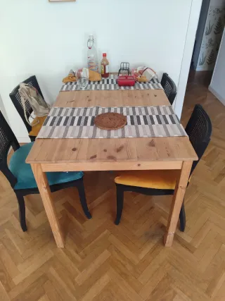 Mesa Comedor Ikea Madera 4-6 Personas