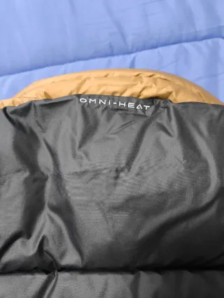 Chaleco Columbia Negro y Marrón