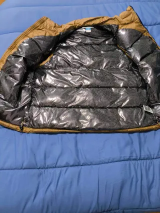 Chaleco Columbia Negro y Marrón