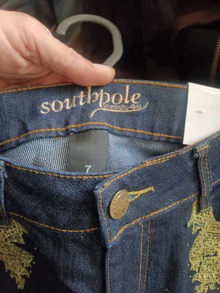 Pantalón vaquero mujer Southpole azul