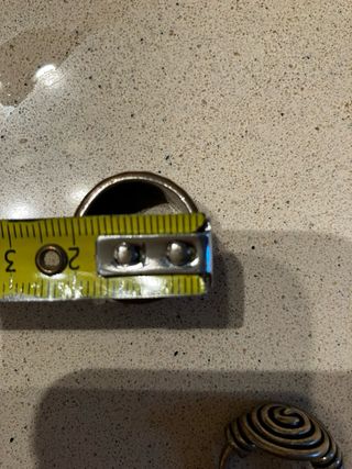 Anillo Plata Antiestrés de plata cobre y bronce me