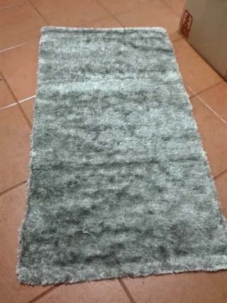 Alfombra gris pelo corto 70x120