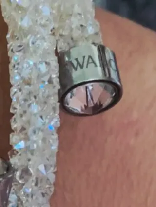 Pulsera Swarovski Doble Cristal Transparente