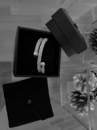 Pulsera Swarovski Doble Cristal Transparente