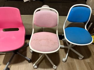 Sillas de oficina para niños (10 euros x silla)