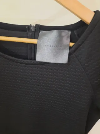 Abito ES'GIVIEN taglia 38 nero con pizzo