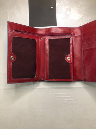 Portafoglio Piquadro Rosso Pelle