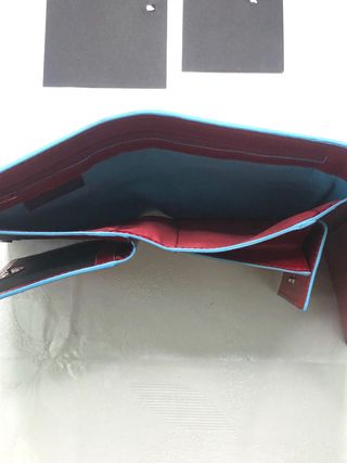 Portafoglio Piquadro Rosso Pelle