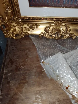 Cuadro Pan de Oro Valioso Con su cristal,nuevo.