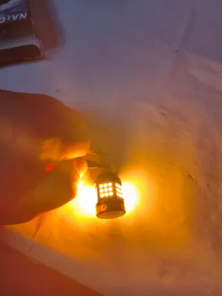 Luces LED Coche NATGIC Ámbar