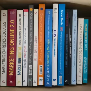 Lote prestigiosos libros SEO y Marketing Digital.