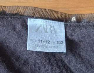 Falda Zara lentejuelas T.11-12