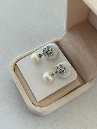 Pendientes  Perla Agua Dulce