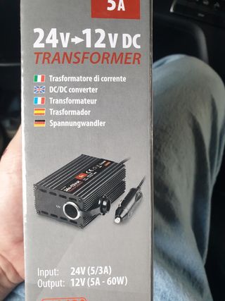 Convertidor de voltaje de 24v  a 12 v