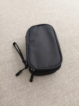 Bolsa de viaje para cables negra