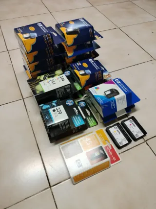 Lote de cartuchos de tinta HP