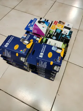 Lote de cartuchos de tinta HP