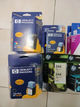 Lote de cartuchos de tinta HP
