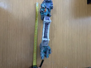 Adorno para acuario con diseño de puente