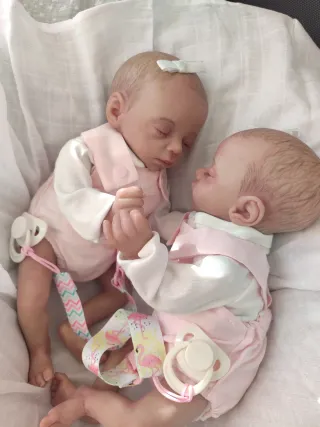 Muñeca Bebé Reborn Gemelas