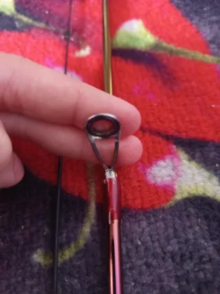 Caña de pescar Fuji sin usar