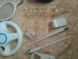 Accesorios Wii: Pistola, Volante, Raquetas