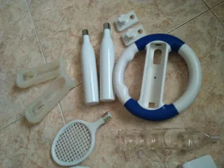 Accesorios Wii: Pistola, Volante, Raquetas